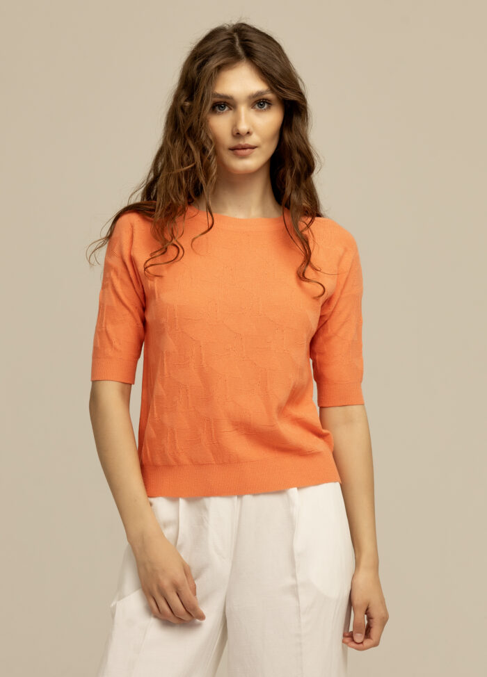 Джемпер абрикос 4019