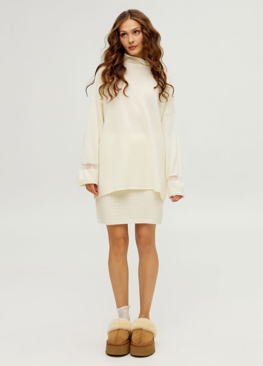 СПІДНИЦЯ МОЛОЧНА косами 4143-Осінь-Зима_Одяг_7