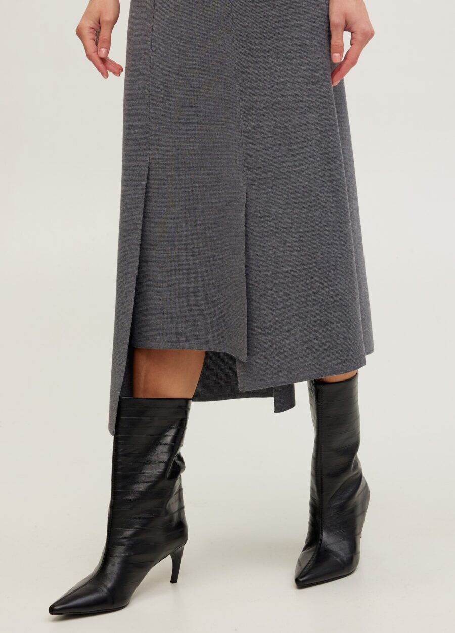 Сіра спідниця з напіввовни 5096-Колекції_Осінь-Зима_2
