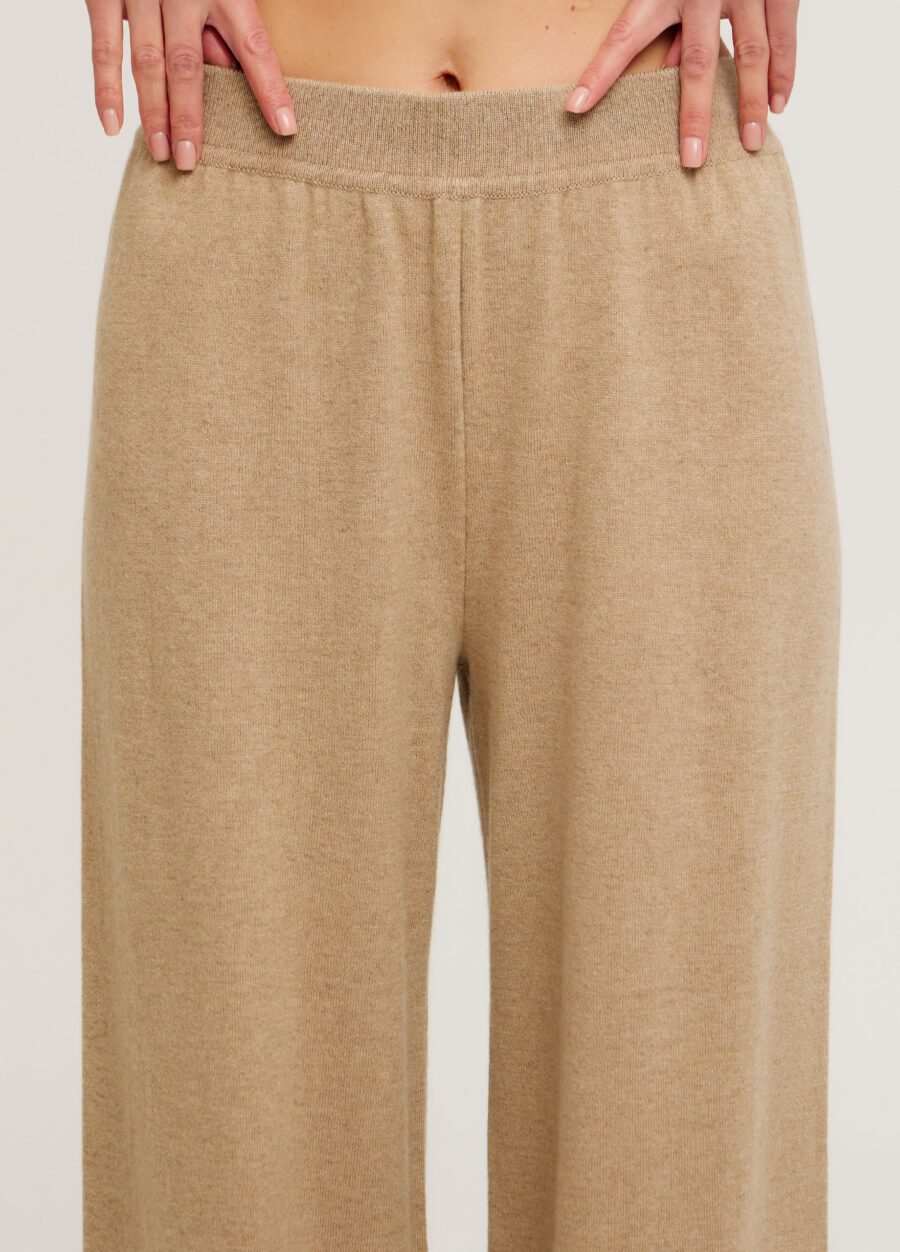БЕЖЕВІ БРЮКИ з кашеміром прямого крою 3136-Колекції_Осінь-Зима_2