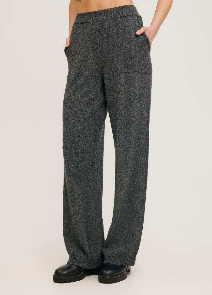 БРЮКИ АНТРАЦИТ прямого крою з кишенями 4088