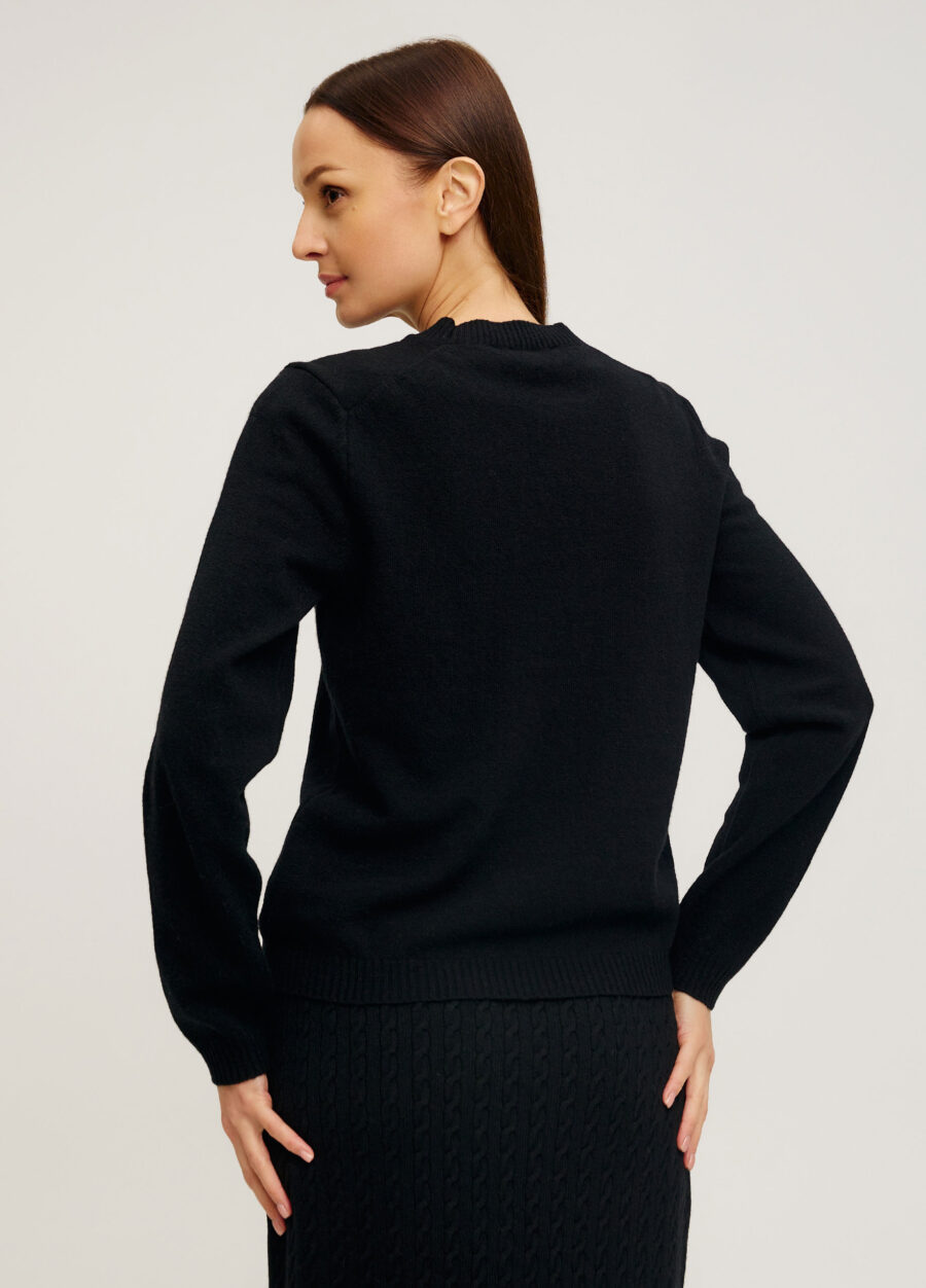 ДЖЕМПЕР ЧОРНИЙ базовий теплий лонгслів 5104-Колекції_Осінь-Зима_3