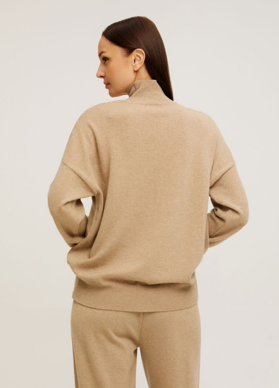 БЕЖЕВИЙ ДЖЕМПЕР з кашеміром 5131-Колекції_Осінь-Зима_3