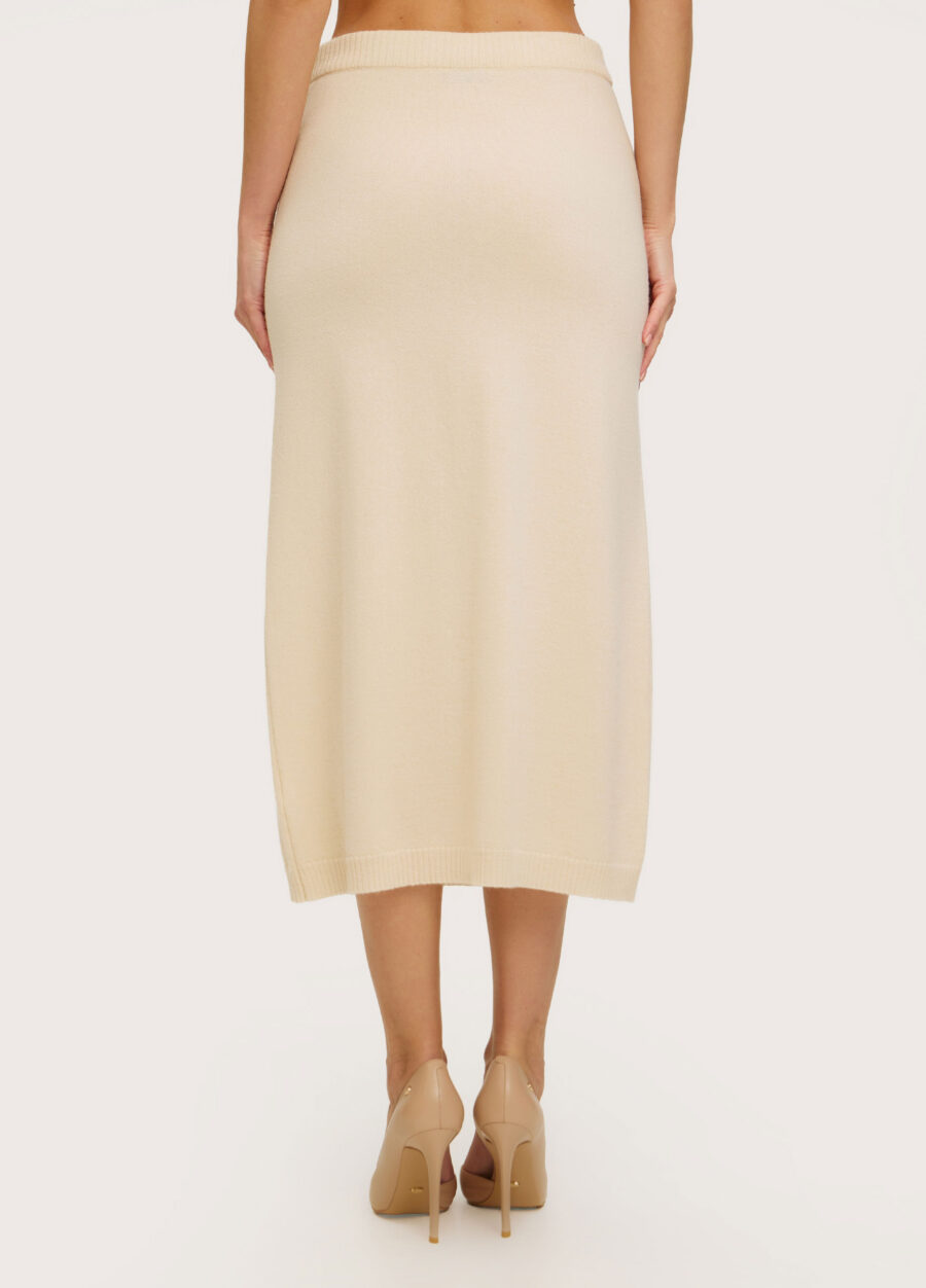 СПІДНИЦЯ КРЕМОВА прямого крою з кашеміру 5132-Осінь-Зима_Колекції_3