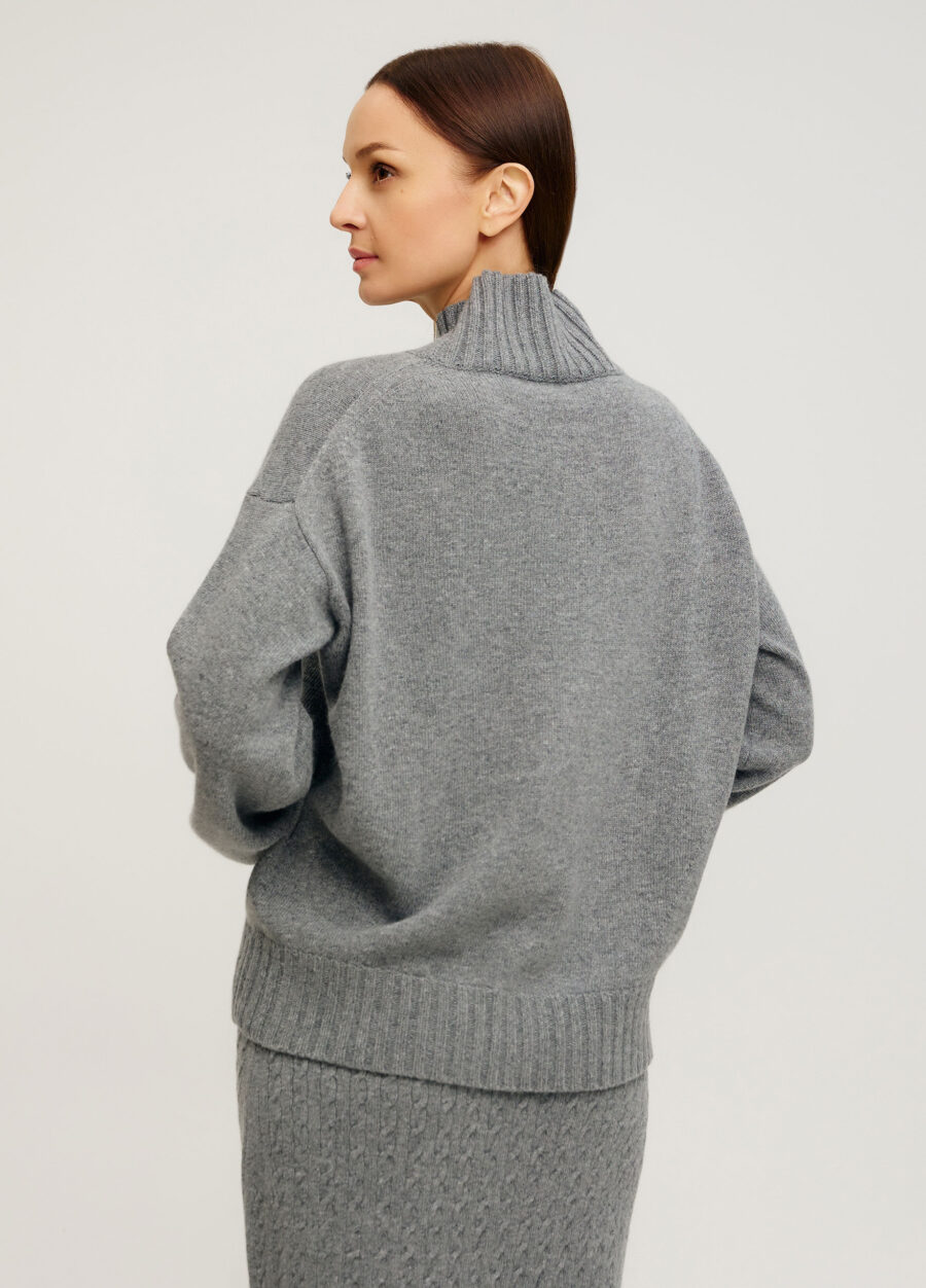 СІРИЙ ДЖЕМПЕР з вовни ягняти 5135-Джемпери_Колекції_4