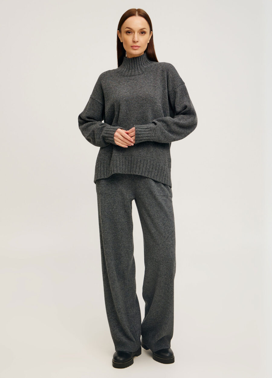 ДЖЕМПЕР АНТРАЦИТ з вовни ягняти 5135-Колекції_Осінь-Зима_5