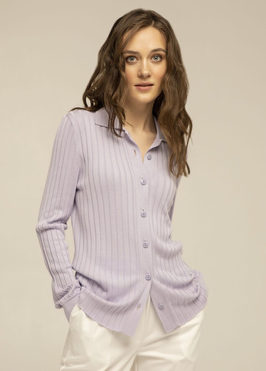 ДЖЕМПЕР БУЗОК поло в рубчик 1029-Джемпера_Коллекции_1