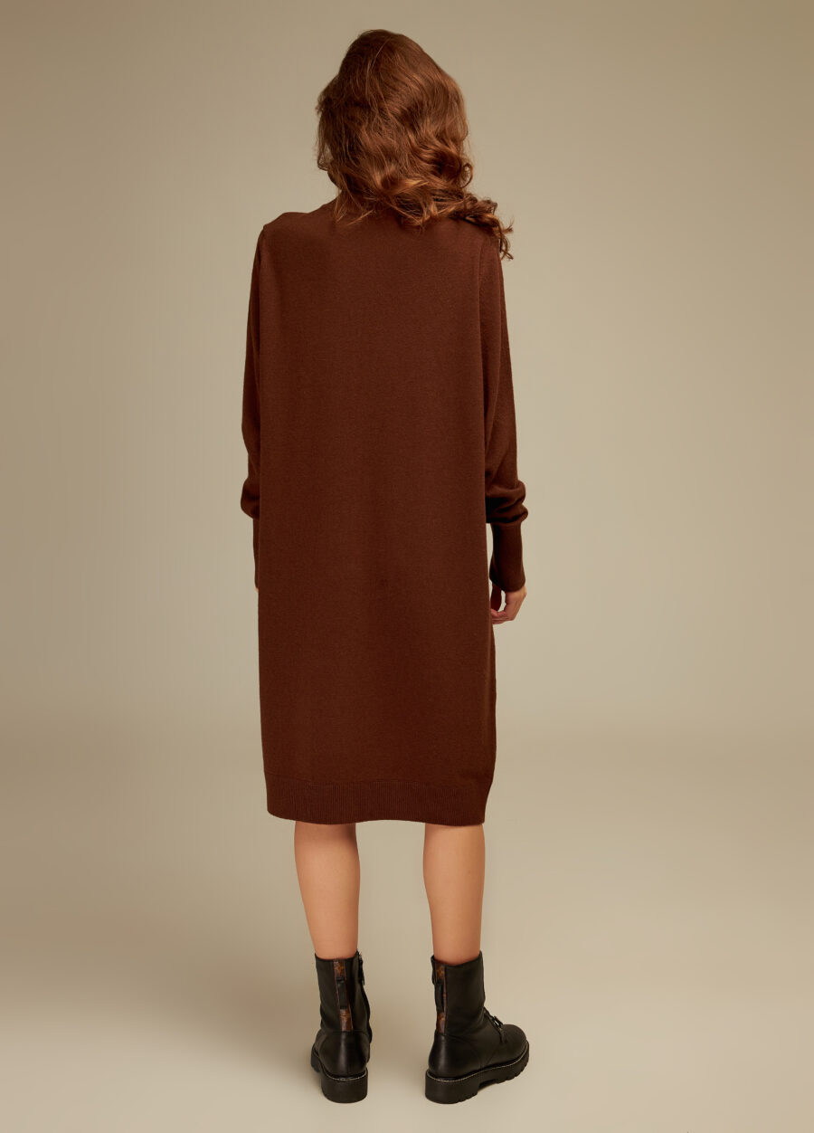 СУКНЯ  ШОКОЛАД тепла міді з напіввовни ягняти 4134-Сукні_Колекції_3