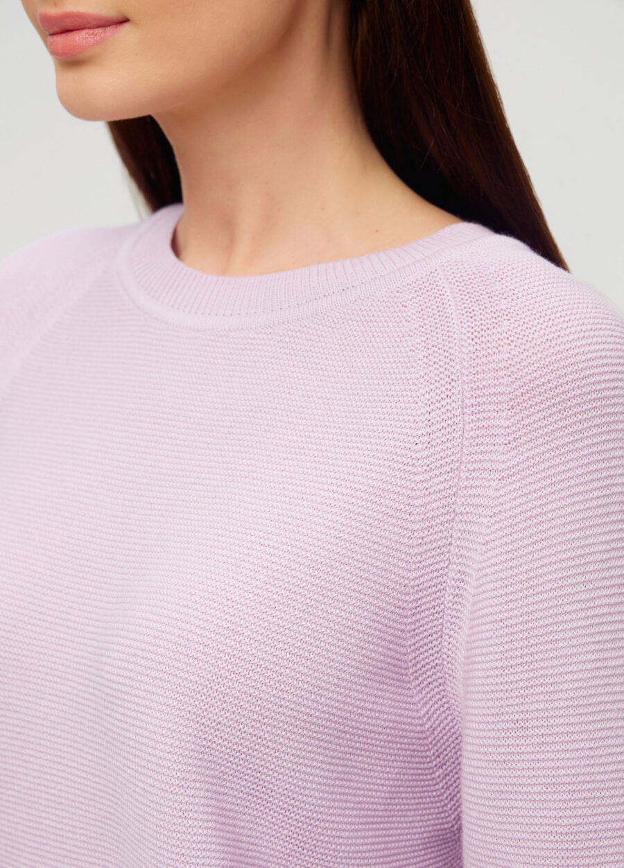 ДЖЕМПЕР ЛІЛОВИЙ з напівбавовни 3009-Джемпери_Весна-Літо_2