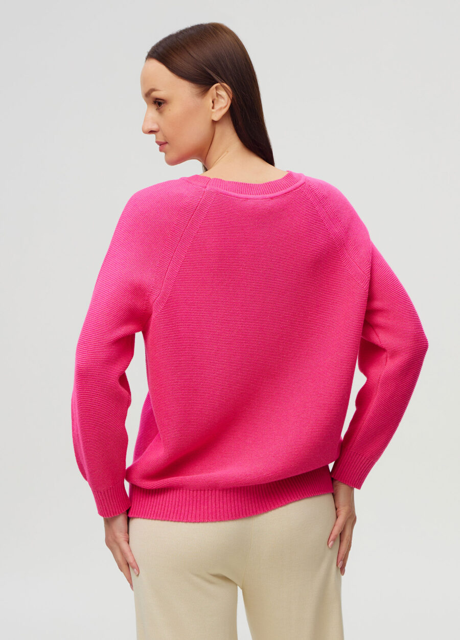 ДЖЕМПЕР ФУКСІЯ з напівбавовни 3009-Весна-Літо_Колекції_3