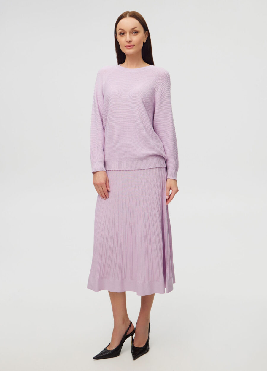 ДЖЕМПЕР ЛІЛОВИЙ з напівбавовни 3009-Джемпери_Весна-Літо_4