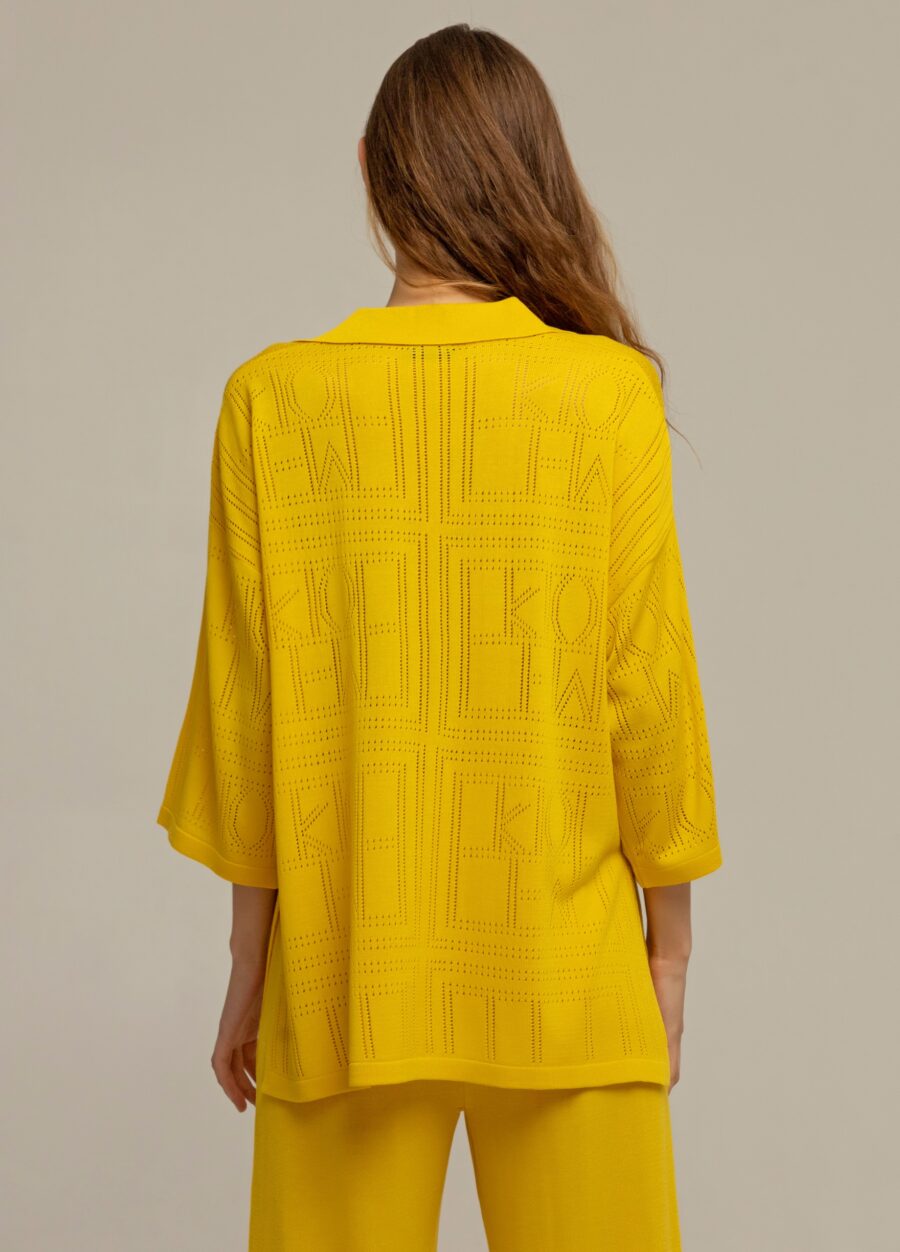 ЖАКЕТ ЖОВТИЙ сорочка на гудзиках 3014-Жакети та Кардигани_Колекції_6