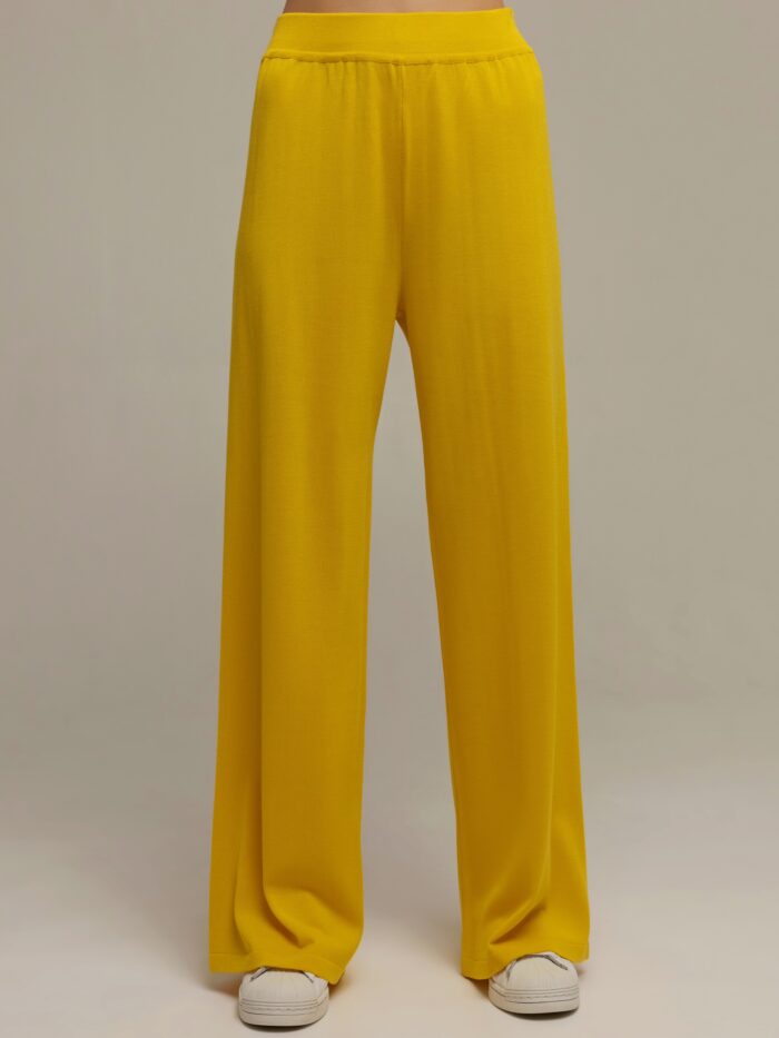 БРЮКИ ЖЕЛТЫЕ из вискозы 3015