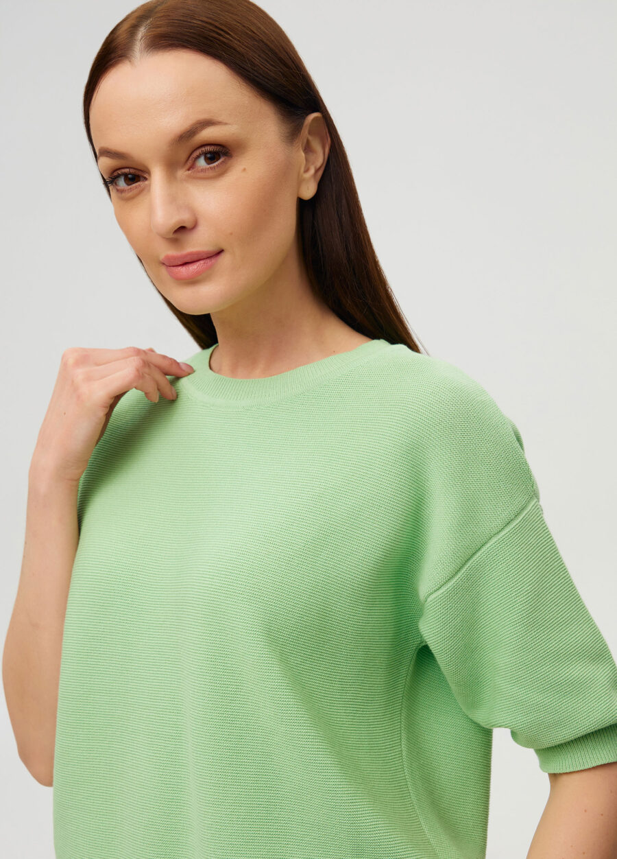 ДЖЕМПЕР САЛАТ з напівбавовни 3021-Колекції_Одяг_2