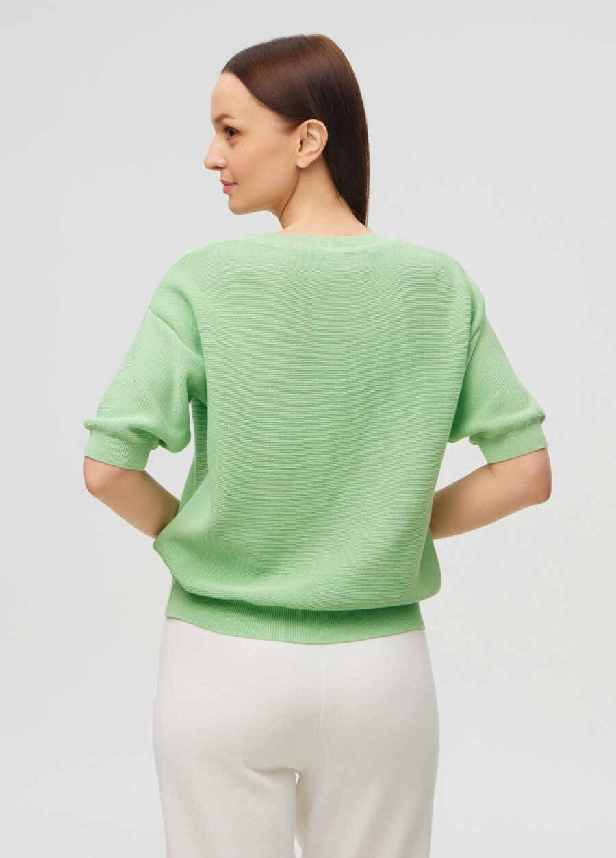 ДЖЕМПЕР САЛАТ з напівбавовни 3021-Колекції_Одяг_3