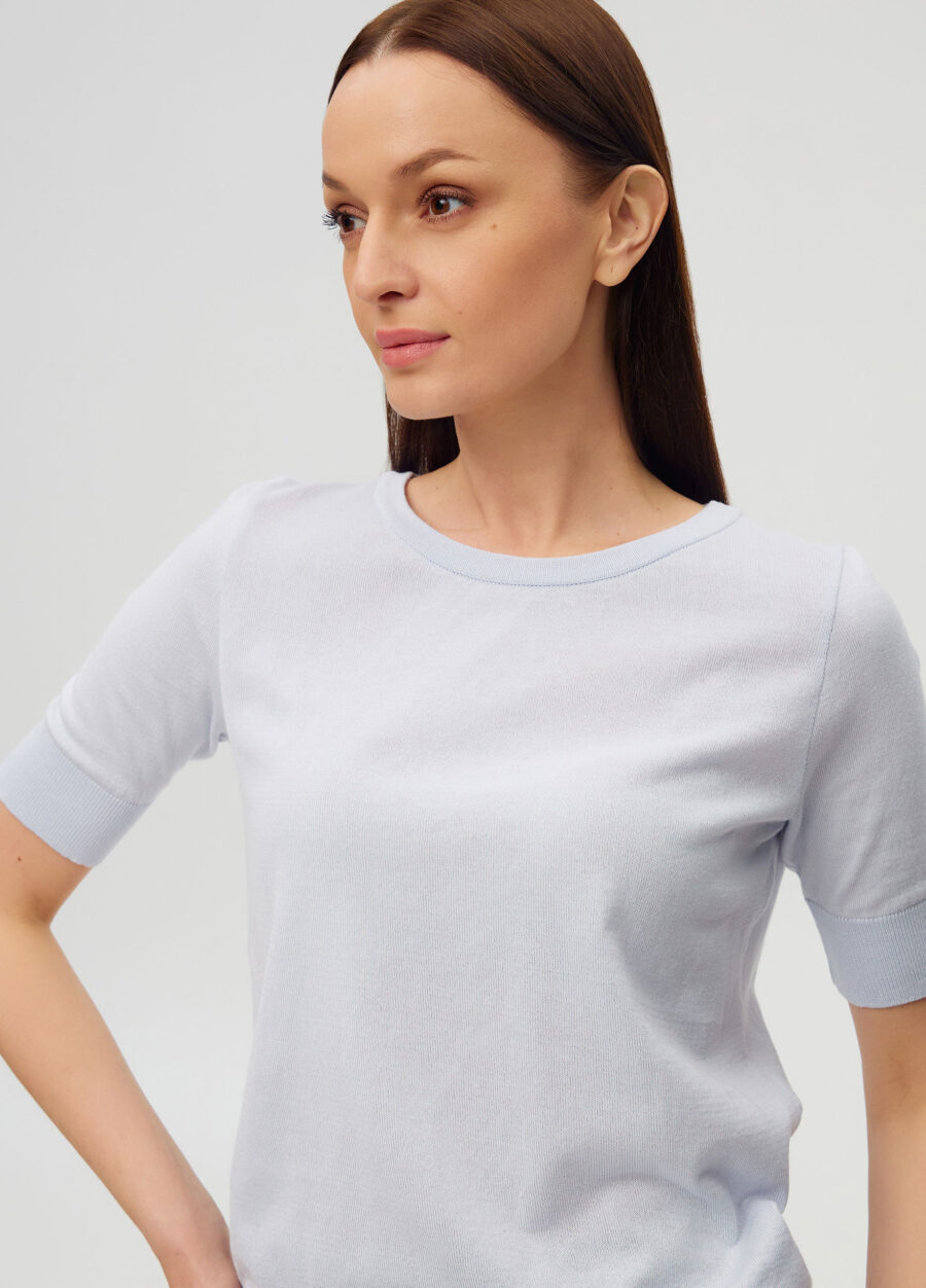 Jumper blue 100% cotton 3040-Ready to Wear_Sweaters_2