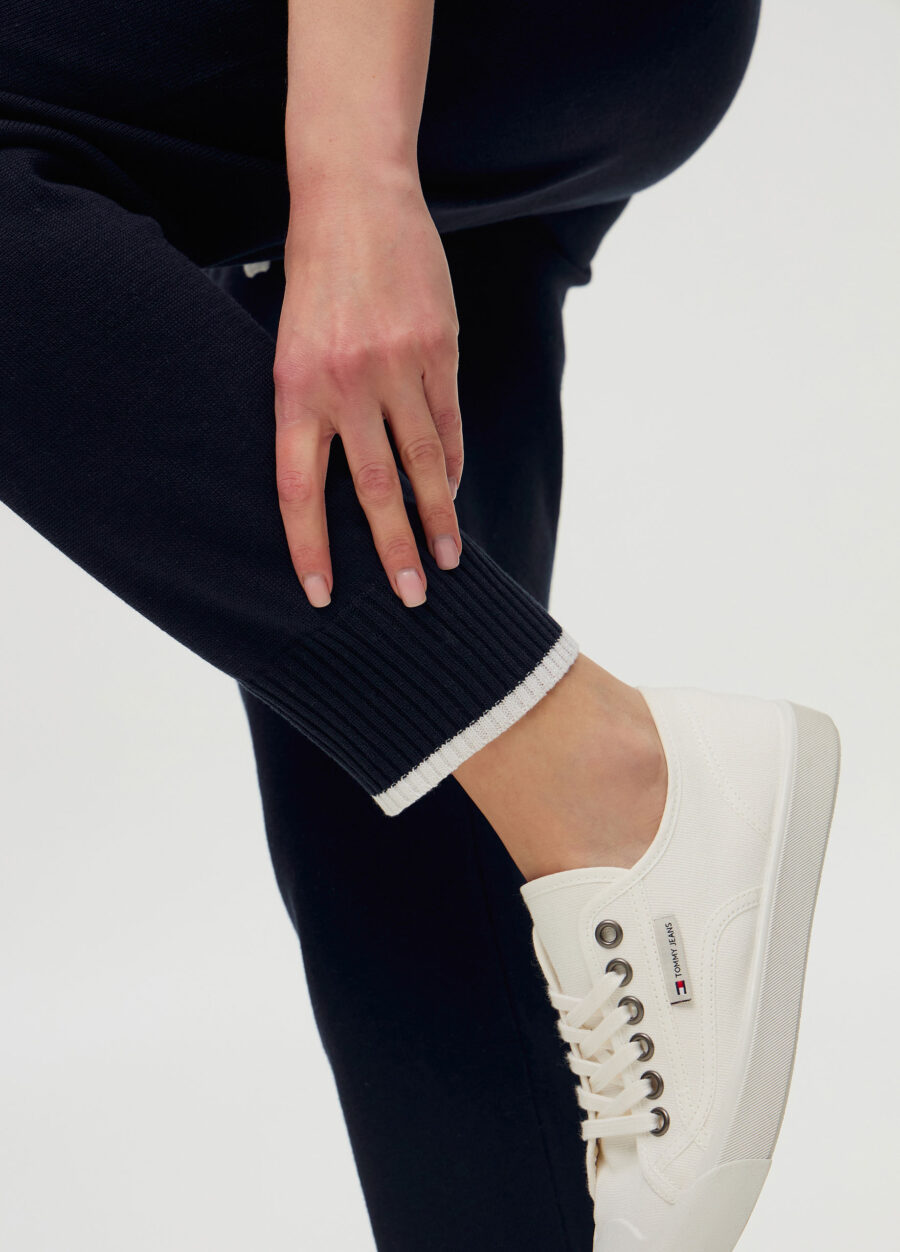 БРЮКИ СИНІ з напівбавовни 5034-Колекції_Одяг_2