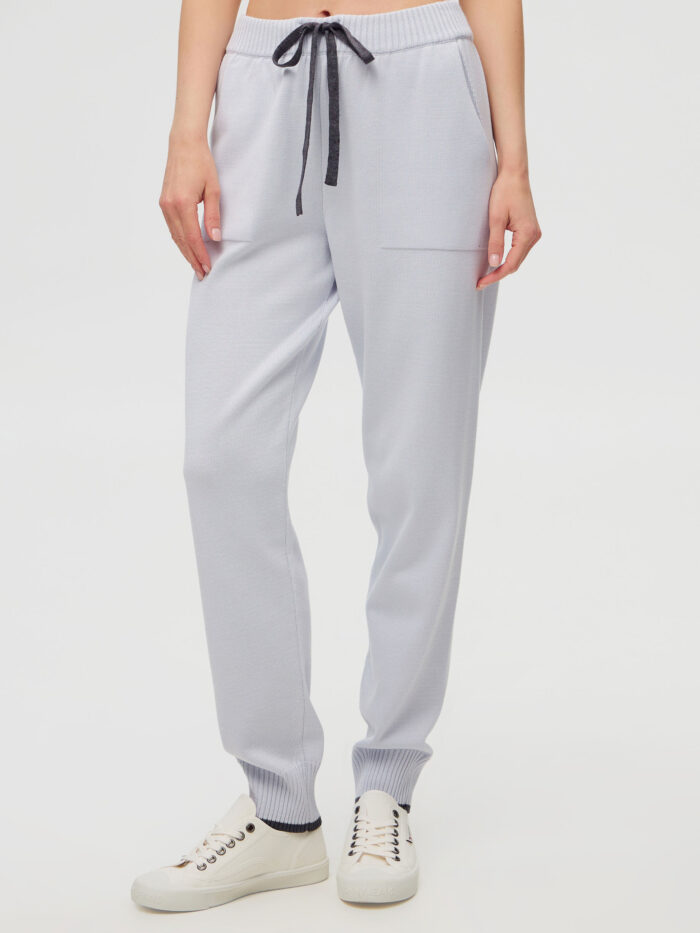 БРЮКИ БЛАКИТНІ з напівбавовни 5034