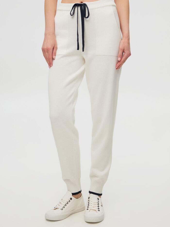 БРЮКИ БІЛІ з напівбавовни 5034