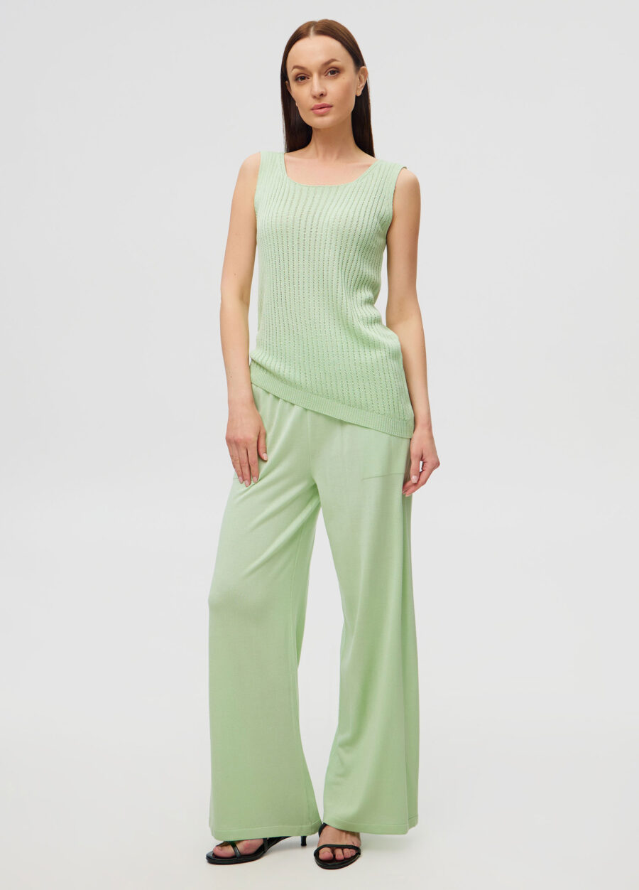 Mint summer T-shirt made of viscose and asymmetrical bottom 5074-Collections_Spring-Summer_5