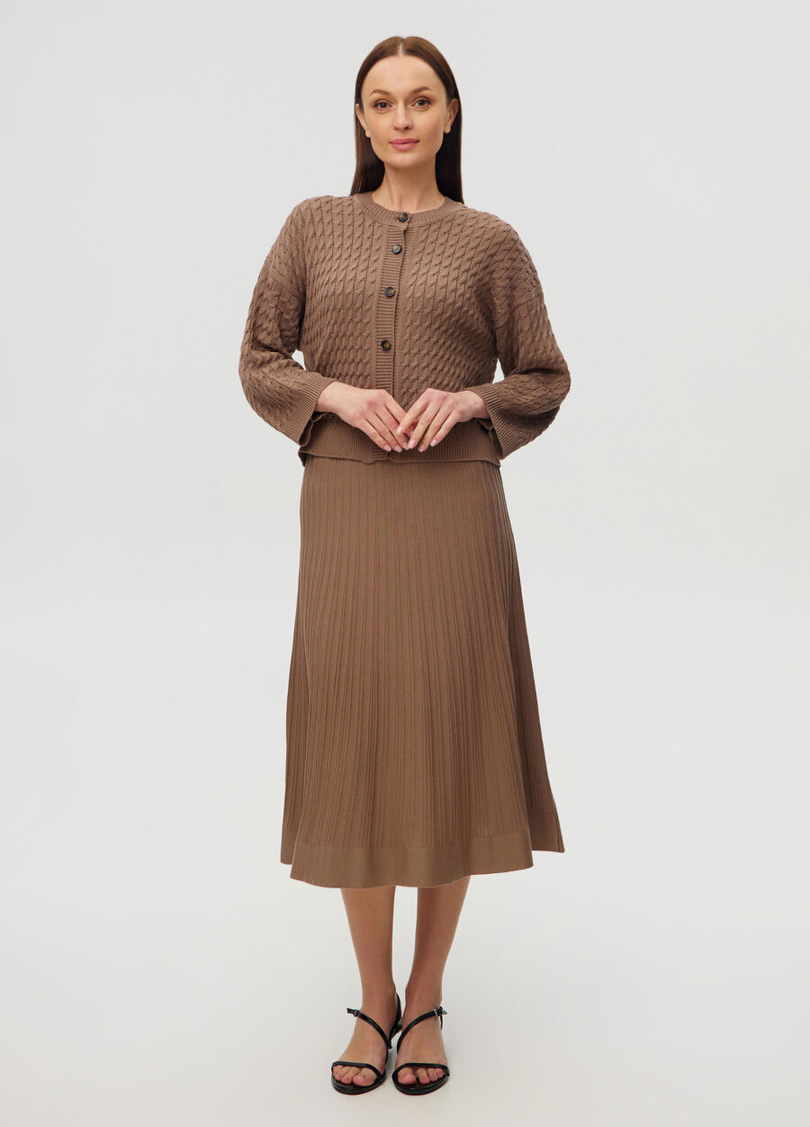 ЖАКЕТ МОККО на пуговицах из полухлопка 6001-Весна-Лето_Жакеты и Кардиганы_5