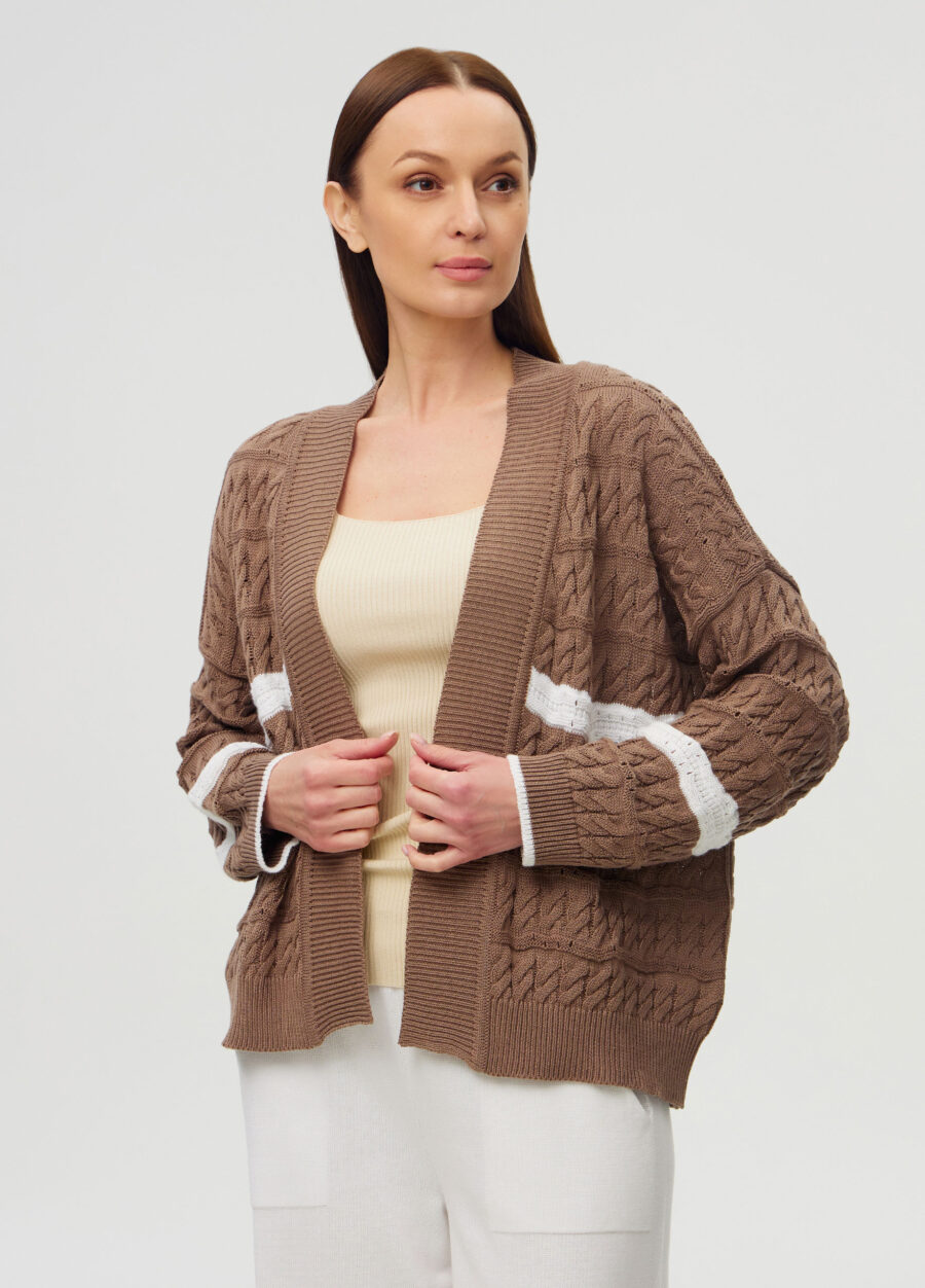 ЖАКЕТ МОККО без застібки з напівбавовни 6003-Одяг_Весна-Літо_1