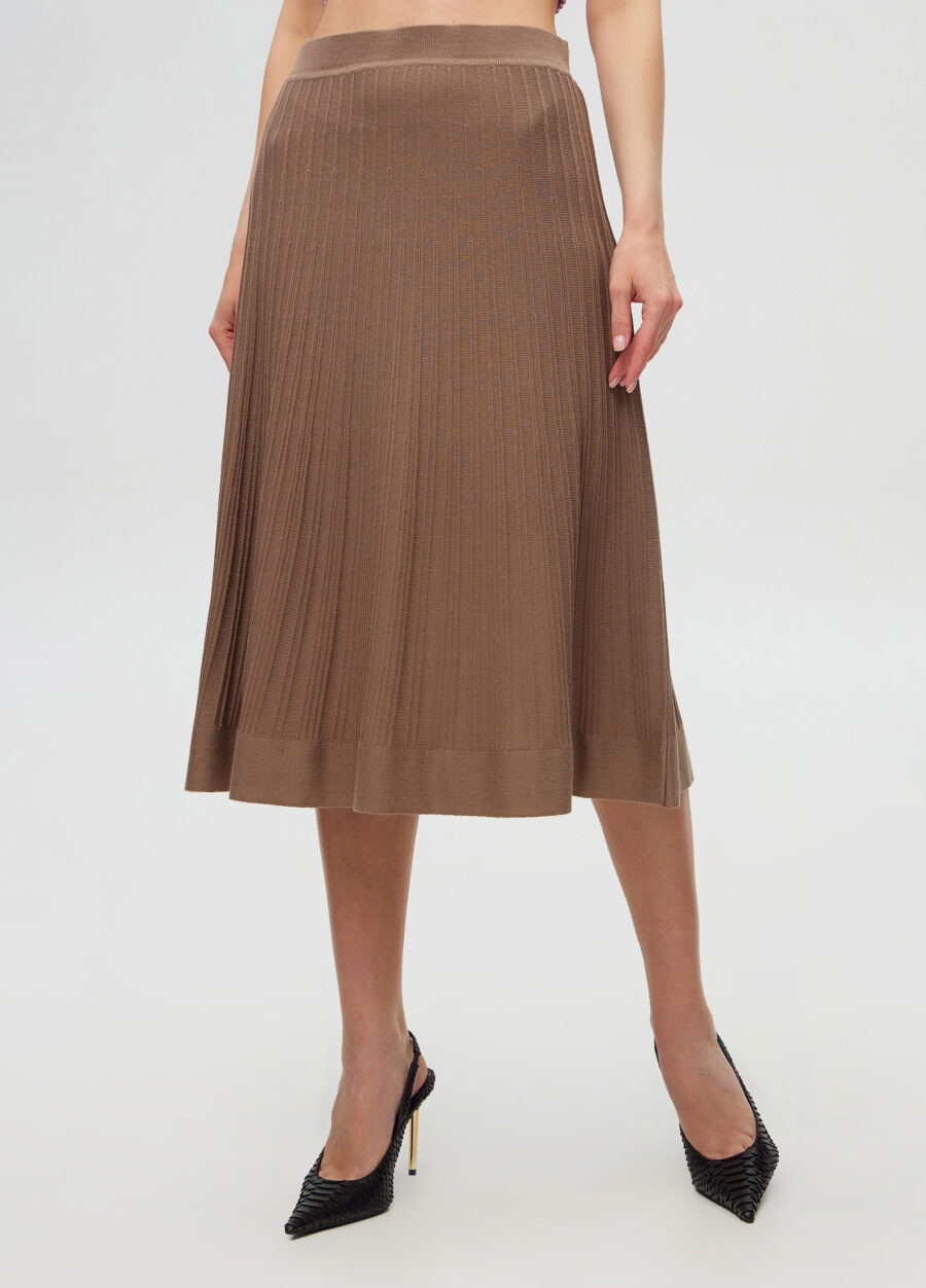 СПІДНИЦЯ МОККО міді з бавовни А силуету 6006-Колекції_Одяг_1