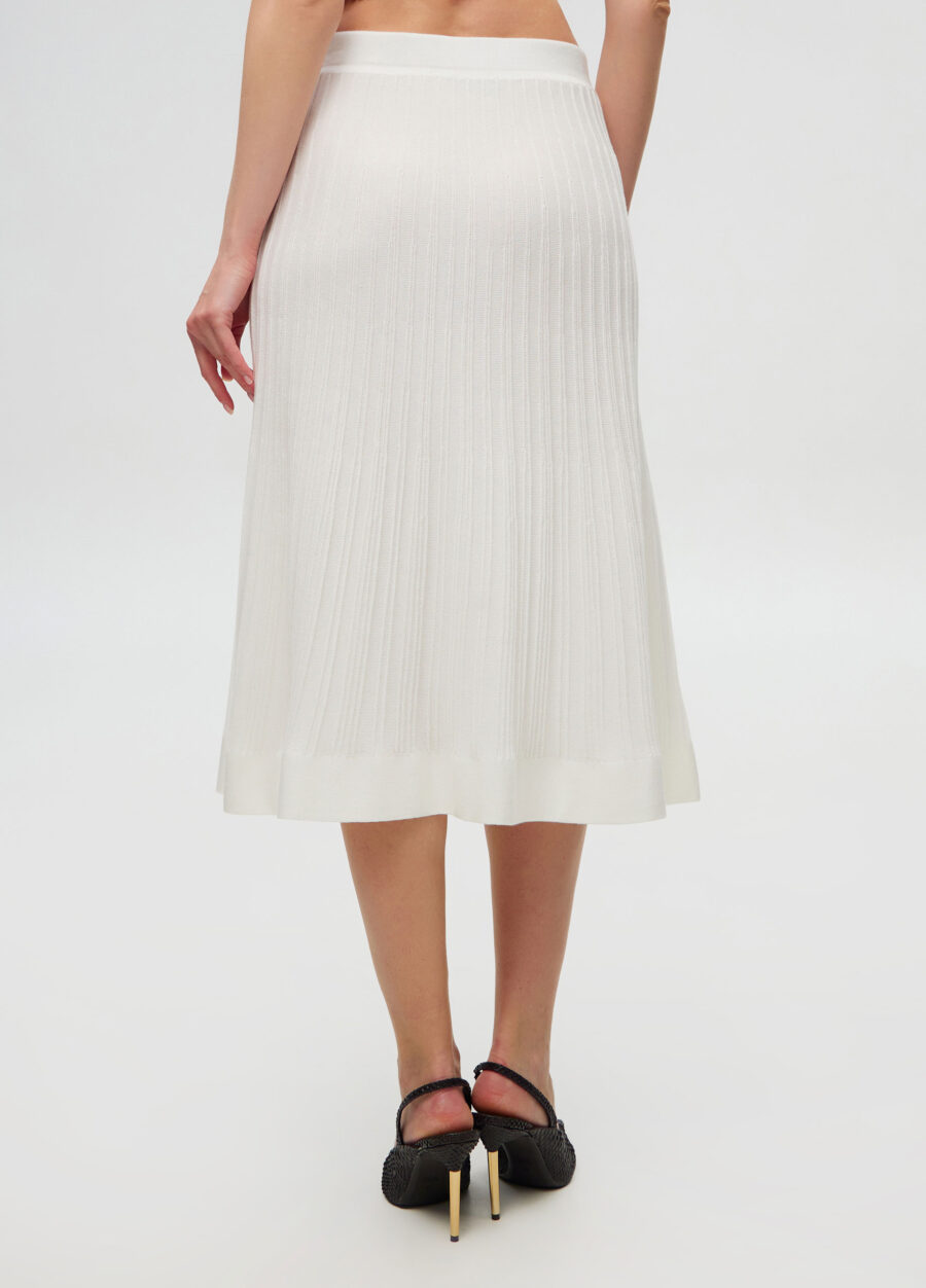 СПІДНИЦЯ БІЛА міді з бавовни А силуету 6006-Спідниці_Весна-Літо_3