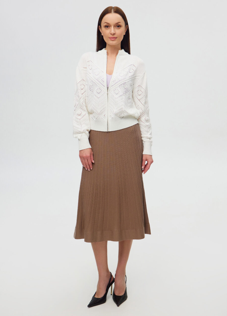 СПІДНИЦЯ МОККО міді з бавовни А силуету 6006-Колекції_Одяг_6