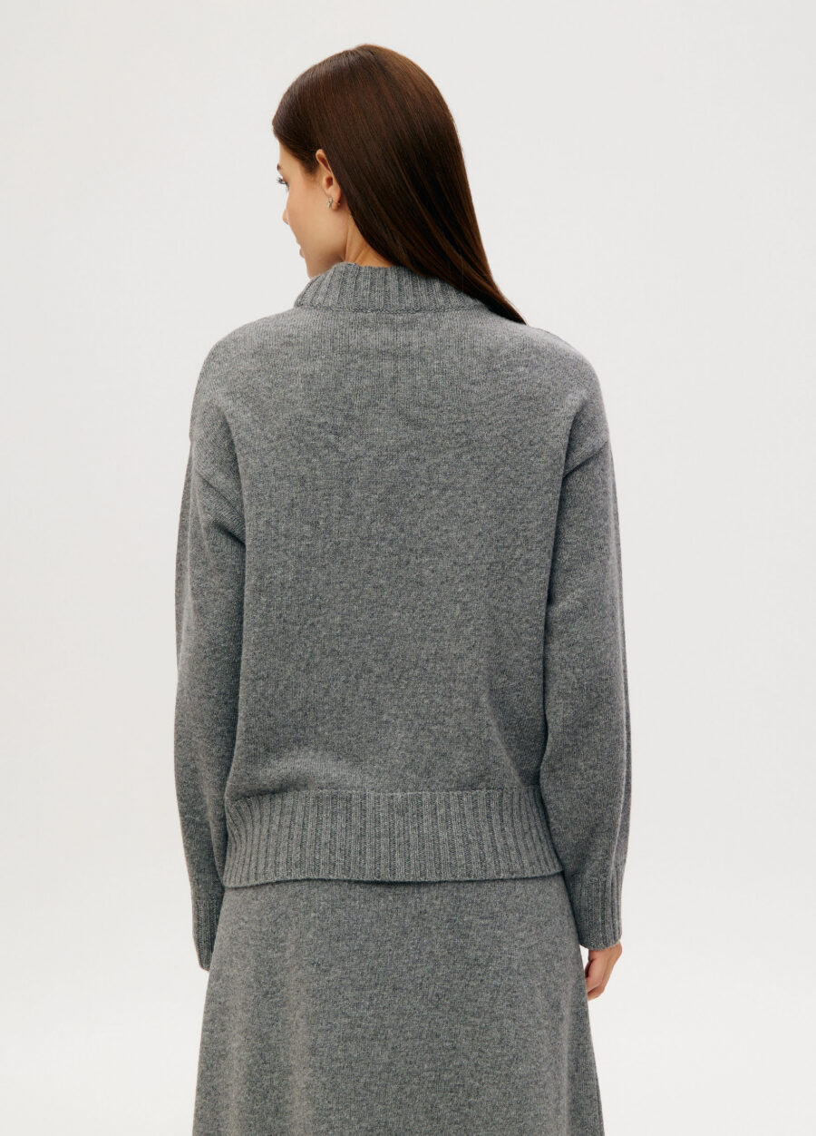 JUMPER GREY lamb's wool 6030-Collections_Fall-Winter_4