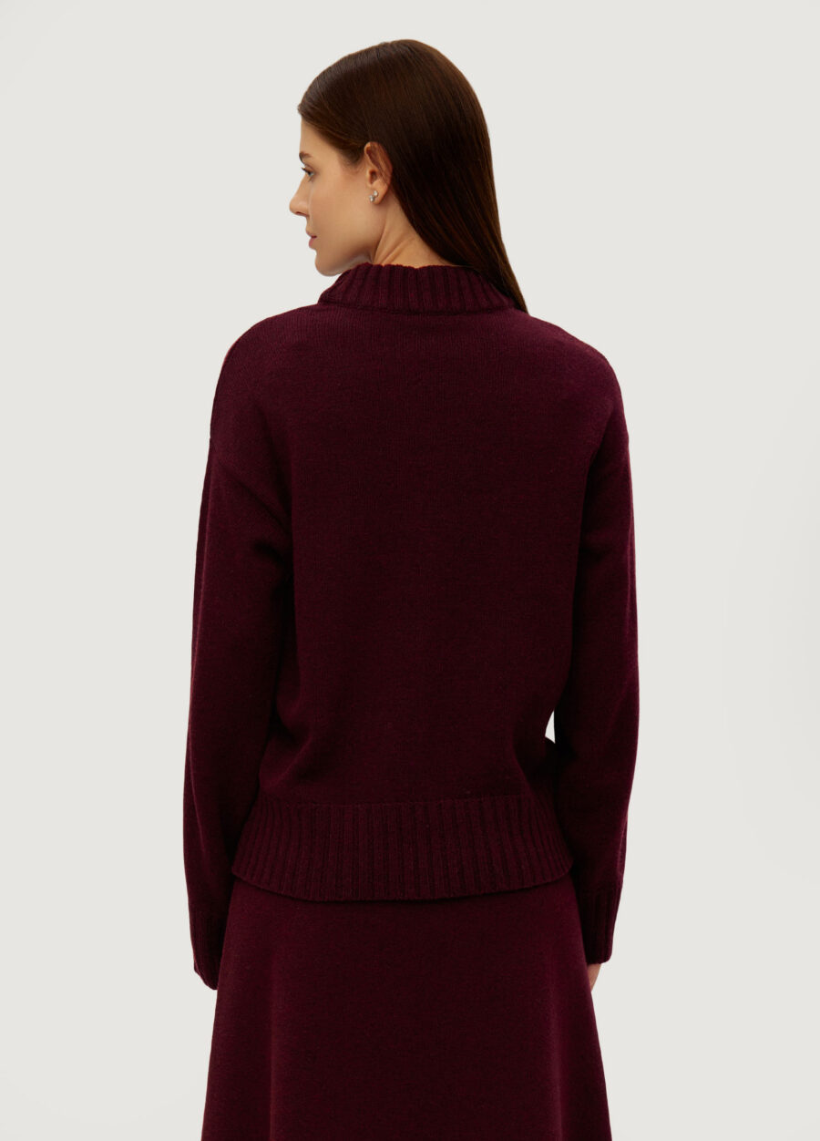 JUMPER BURGUNDY lamb's wool 6030-Collections_Fall-Winter_4