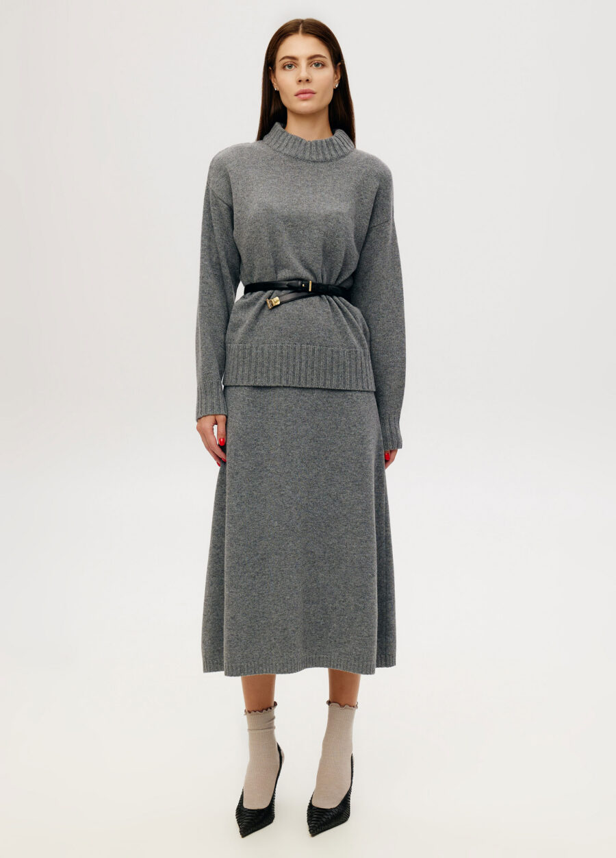 JUMPER GREY lamb's wool 6030-Collections_Fall-Winter_5