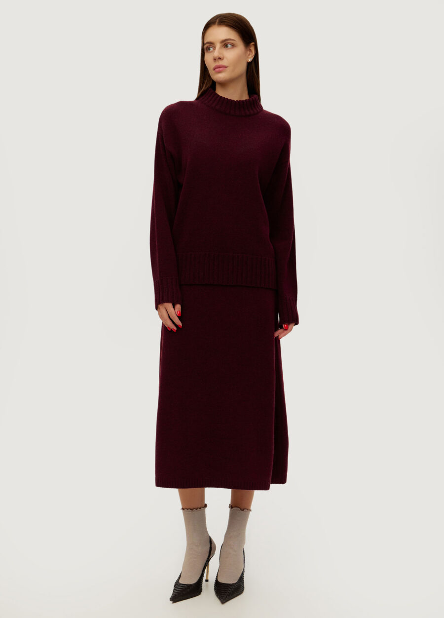 JUMPER BURGUNDY lamb's wool 6030-Collections_Fall-Winter_6